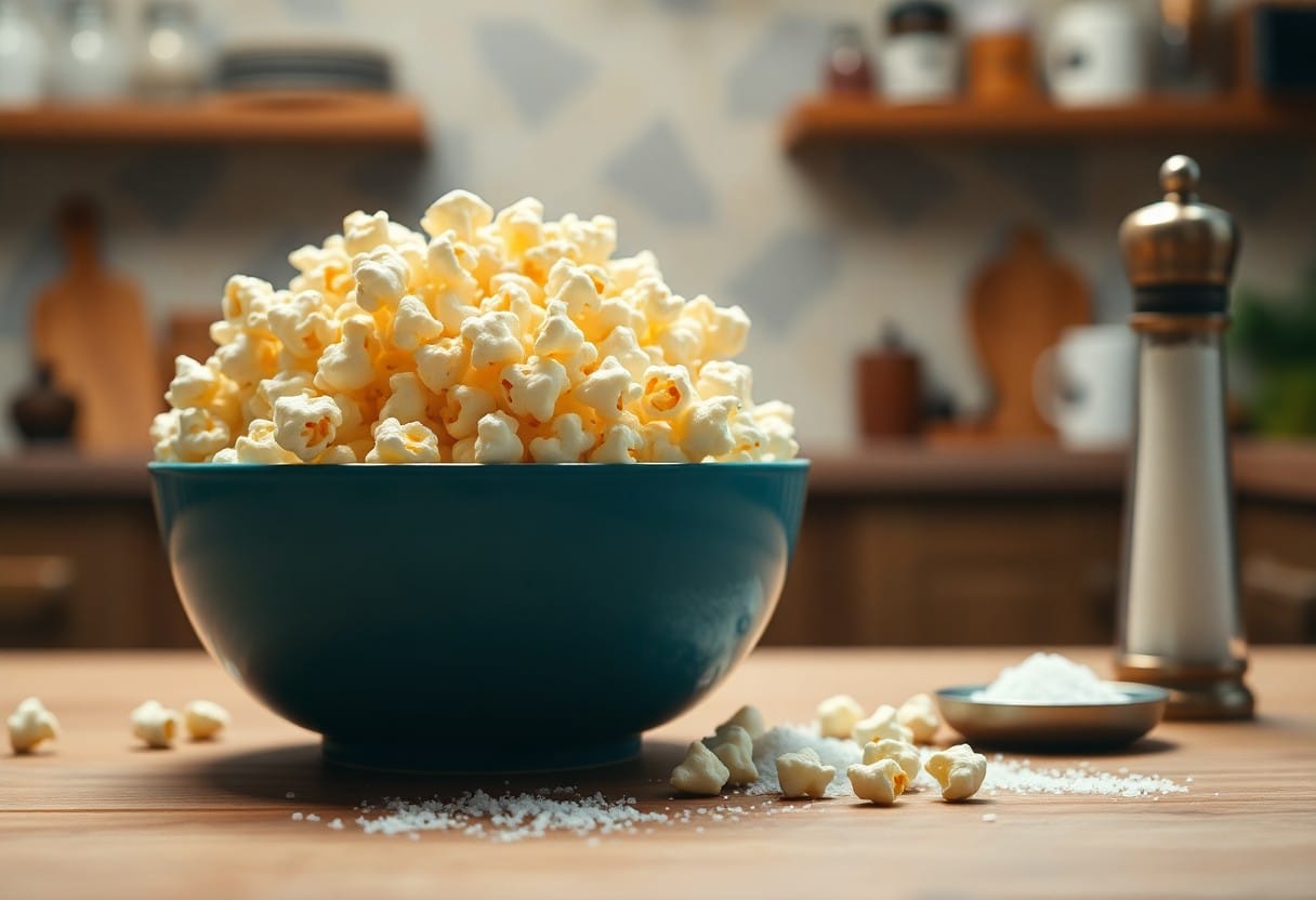 popcorn croccanti senza olio a casa mfg