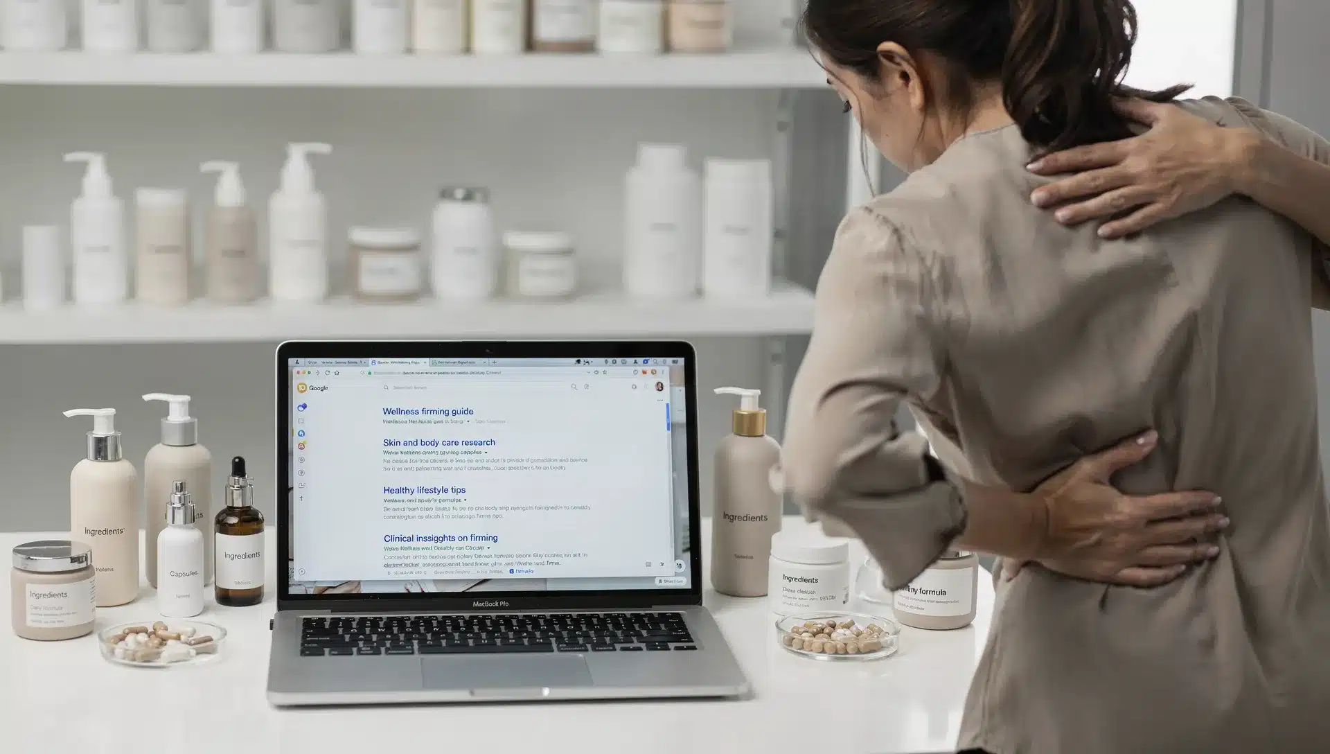 Rassodare il seno: vincono i claim, non le prove cliniche 1 Ricerca online su rassodare il seno accanto a cosmetici e integratori in un contesto editoriale